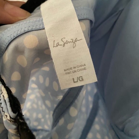 LaSenza blue polka dot bustier, size L - Picture 6 of 6